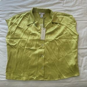Bright Green Rachel Zoe Blouse